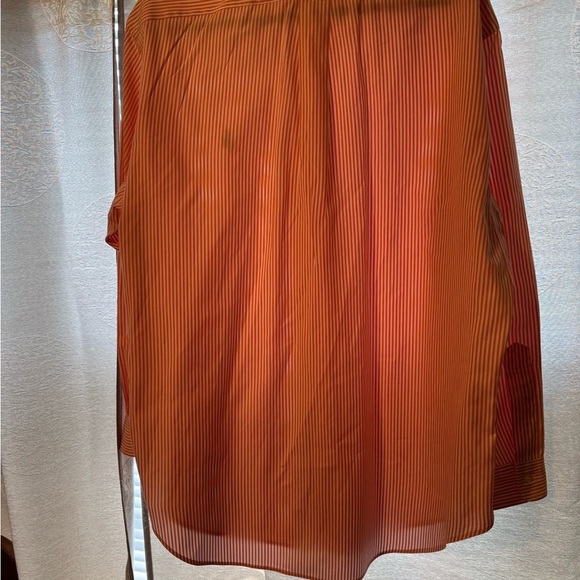 Ralph Lauren Coral /White men’s Button Down Shirt Size 16.5 - Picture 5 of 10